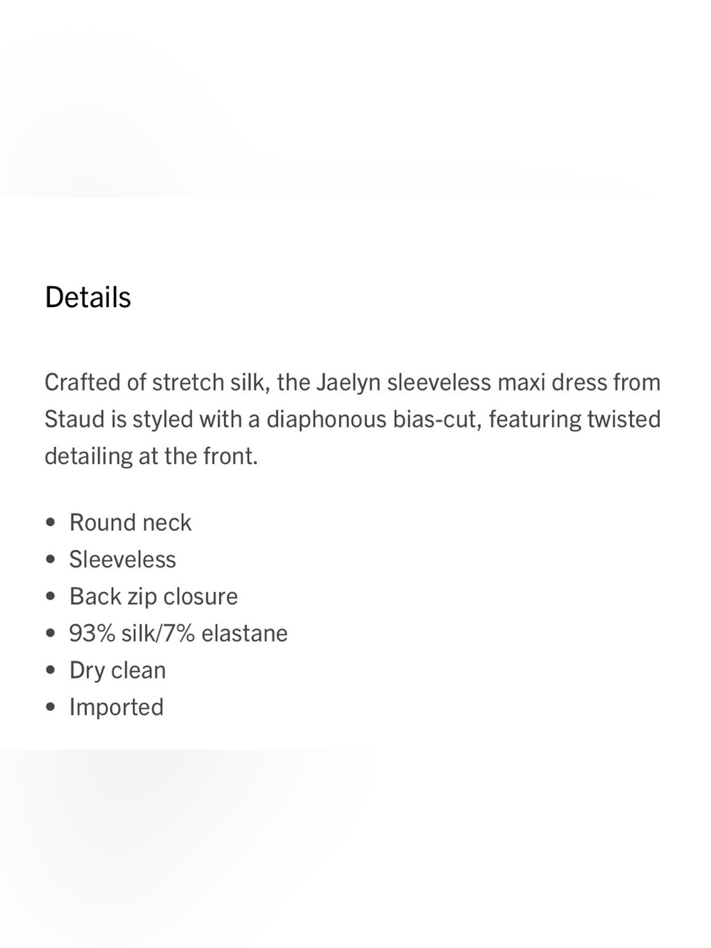 STAUD Kaelyn Silk Dress NWT (size 2, color SPROUT) - Picture 10 of 10